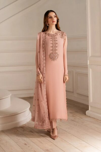 Al Nisa Embroidery Chiffon 3-Piece Suit