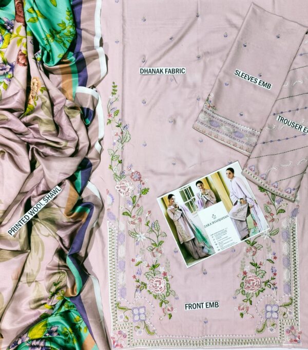 Coco By Zara Shahjan- Embroidered 3pc