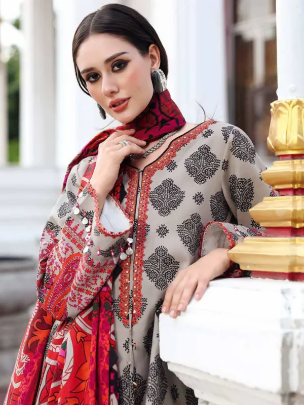 Airjet Khaddar Digital Printed 3pc