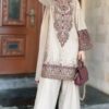 Dhanak Heavy Embroidered 3pc suit winter Collection