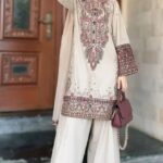Dhanak Heavy Embroidered 3pc suit winter Collection