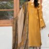 Izel-Dhanak Embroidered 3pc with Digital Printed Shawl