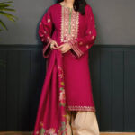 Kokum-Dhanak Fully Embroidered 3pc
