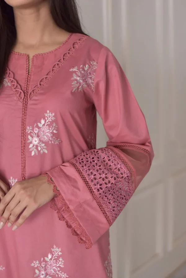 Tawakal-Dhanak Embroidery Pink 3pc Dress