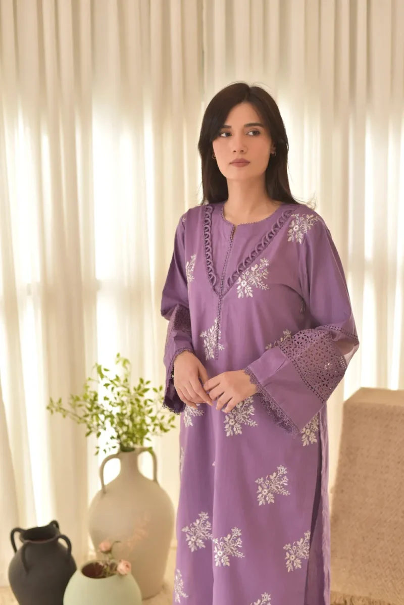 Tawakal-Dhanak Embroidery 3pc Dress