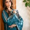 Izel-Heavy Embroidered Dhanak spc suit