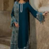 Izal-Dhanak Embroidered 3pc with Pashmina Shawl