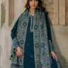 Izal-Dhanak Embroidered 3pc with Pashmina Shawl