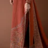 Dhanak Dress 3pc with Embroidered Shawl,Winter Collection