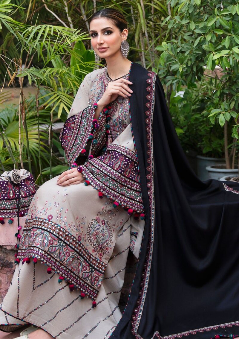Jazmin Dastaan – Luxury Embroidered Linen 3PC Suit