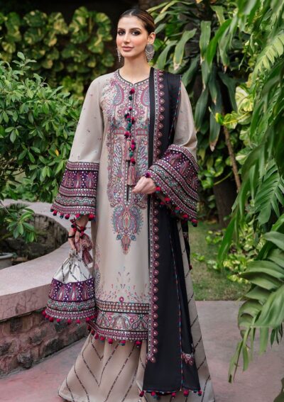 Jazmin Dastaan – Luxury Embroidered Linen 3PC Suit