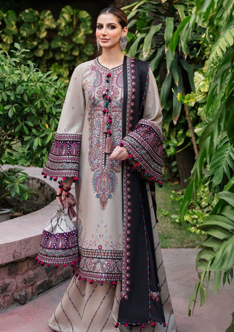 Jazmin Dastaan – Luxury Embroidered Linen 3PC Suit