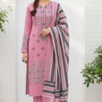 Khaadi Khaadar Embroidery 3pc Dress with Shawl