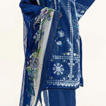 Zara Shahjahan- Dhanak Embroidery 3pc suit