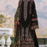 Hussain Rehar - Luxury Heavy Embroidered Lawn 3pc Dress