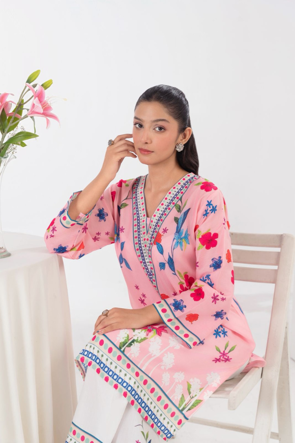 Tie N Die Digital Printed Silk 3 Piece Suit (04)