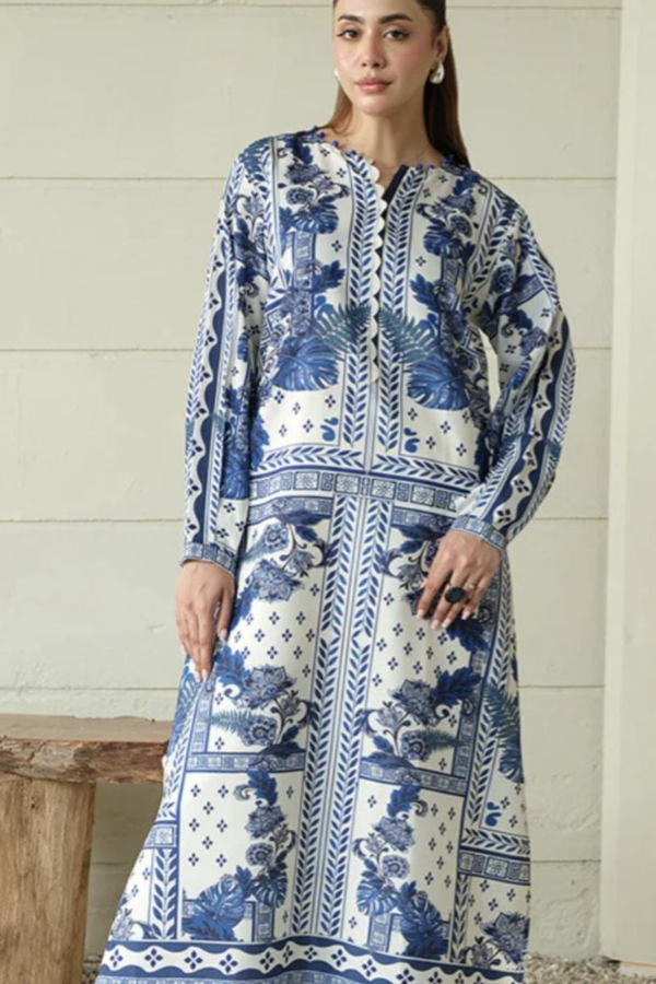 Tie N Die Digital Printed Silk 3 Piece