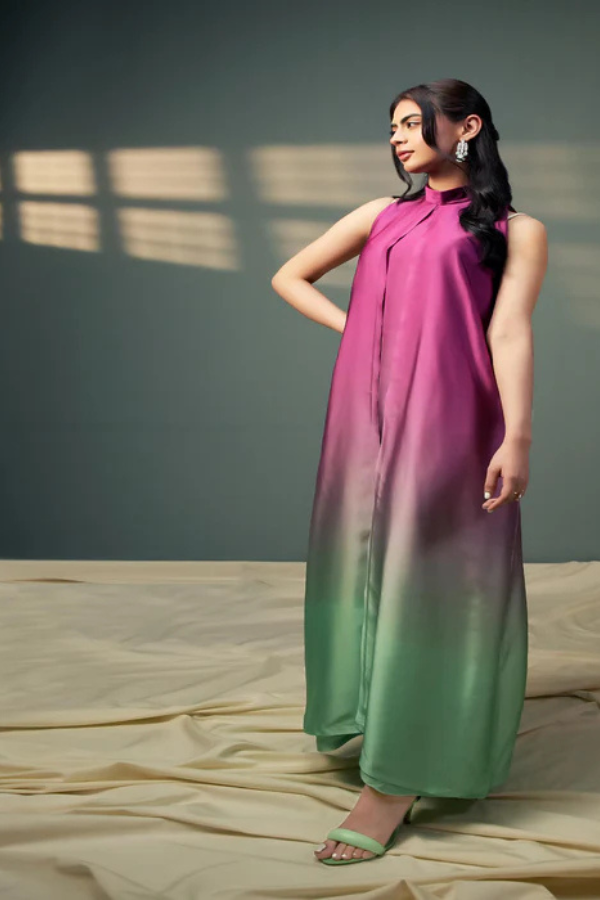 Tie N Dye Silk 3 Piece Suit