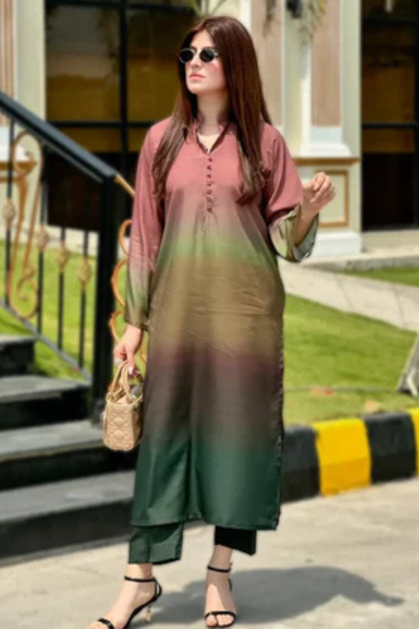 Tie N Dye Silk 3 Piece Suit