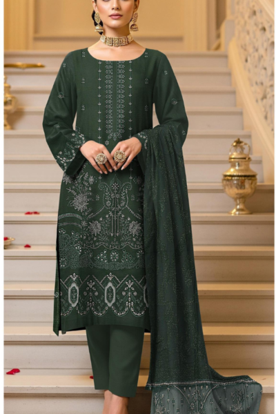Bana Doria Dhanak Heavy Embroidered 3PC Suit (2)