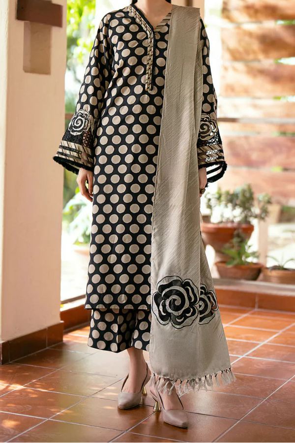 Baroque-Embroidered 3pc