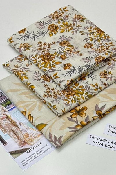 Digital Printed Bana Doria Lawn 3pc Dress (0013) Digital Printed Bana Doria Lawn 3pc Dress (0013)