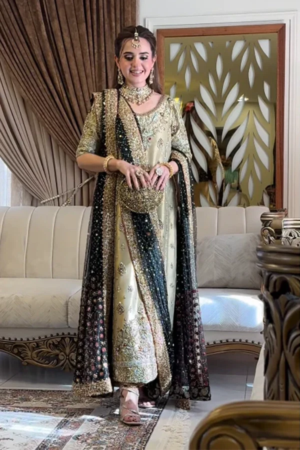 Haris Shakeel Sumbal | Luxury Embroidered Bridal Dress