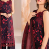 Iznik Floral Printed Dress for Women Formal Wear