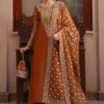 Kanwal Malik - Zulekha Embroidered Slik 3pc Suit