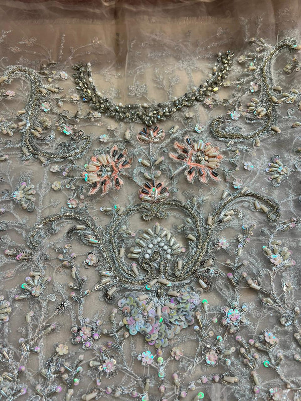 Maria B - Couture Pale Pink Saree