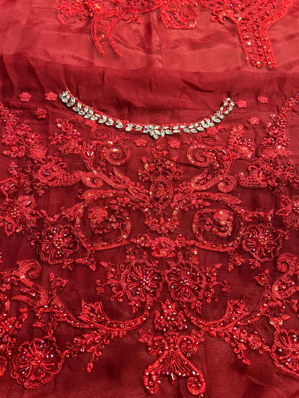 Maria B - Couture - Sequences Embroidered Saree