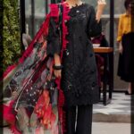 Mushq – Lawn Embroidered Black 3pc
