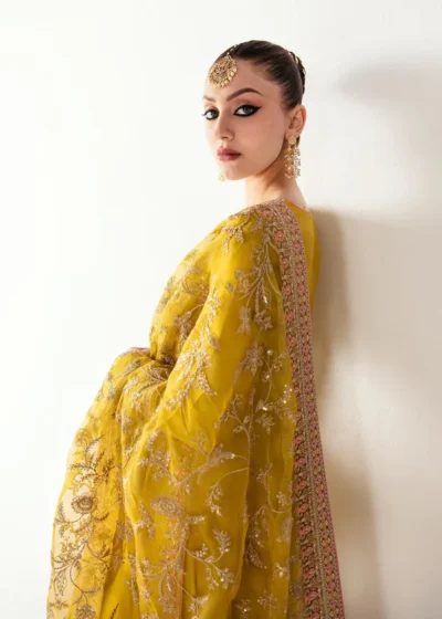 Hussain Rehar Mahpara | Dress with Exquisite Embroidery