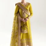 Hussain Rehar Mahpara | Dress with Exquisite Embroidery