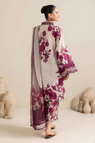 Adan Libas-Printed Lawn with Patches Printed Chiffon Dupatta