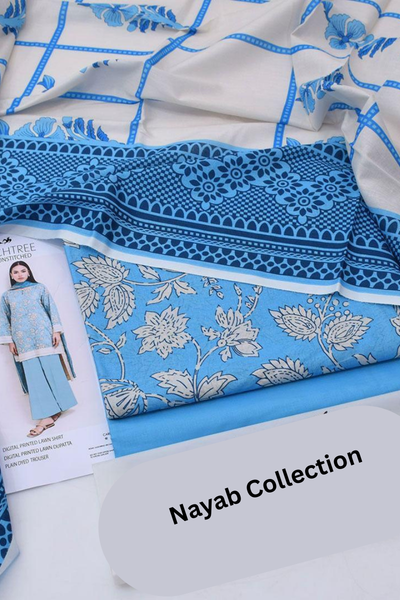 Beechtree-Printed Lawn 3pc and Lawn Dupatta (005) Beechtree-Printed Lawn 3pc and Lawn Dupatta (005)