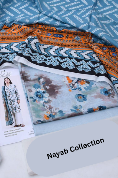 Beechtree-Printed Lawn 3pc and Lawn Dupatta (001) Beechtree-Printed Lawn 3pc and Lawn Dupatta (001)