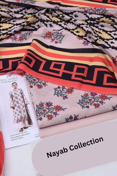 Beechtree-Printed Lawn 3pc and Lawn Dupatta (004) Beechtree-Printed Lawn 3pc and Lawn Dupatta (004)