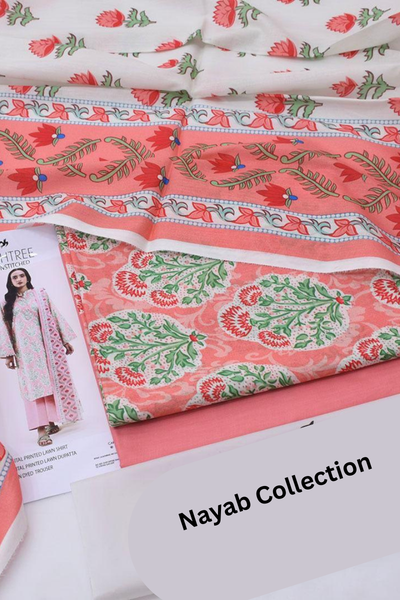 Beechtree-Printed Lawn 3pc and Lawn Dupatta (009) Beechtree-Printed Lawn 3pc and Lawn Dupatta (009)