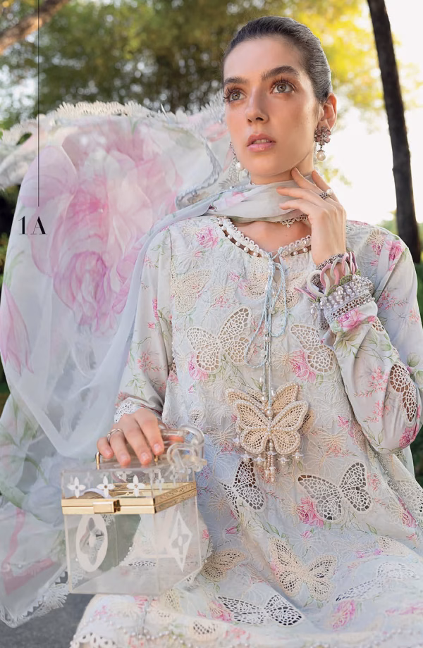 Maria B Chicken Kari Lawn 3PC Dress