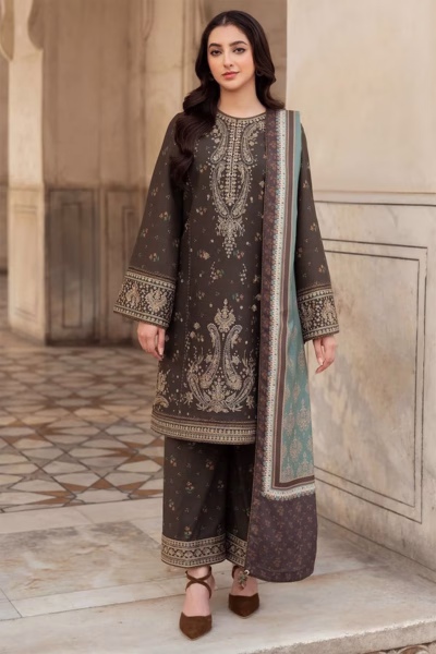 Jazmin luxury Embroidered Lawn 3 Pc