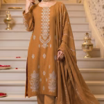 Embroidered 3pc Lawn & Embroidered Chiffon Dupatta