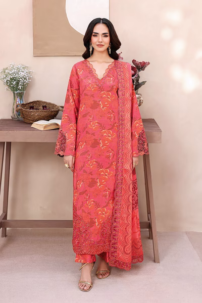 Ramsha-Digital Printed Lawn 3pc suit