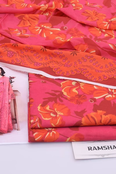 Ramsha-Digital Printed Lawn 3pc suit