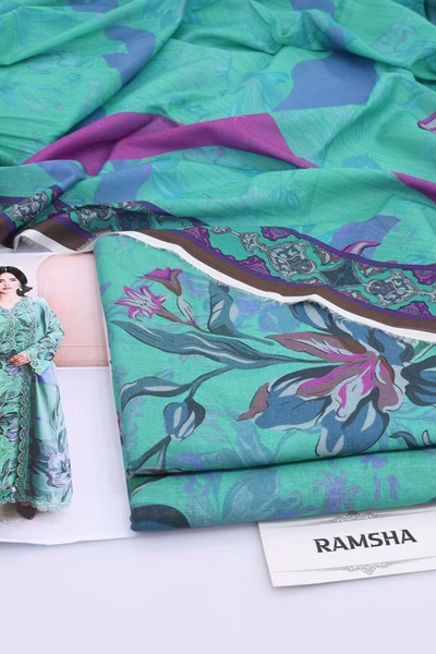 Ramsha-Digital Printed Lawn with Lawn Dupatta
