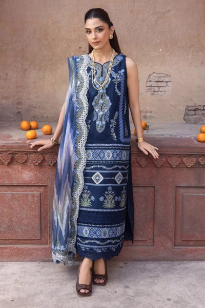 Saira Shakira Unstitched Lawn '26- Runa-8-B