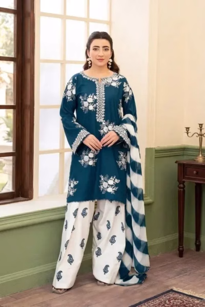 Zara Shahjan- Lawn Embroidered 3pc