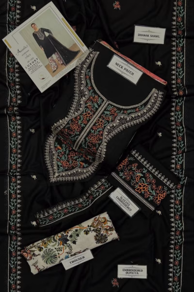 black-embroidered-3-piece-suit